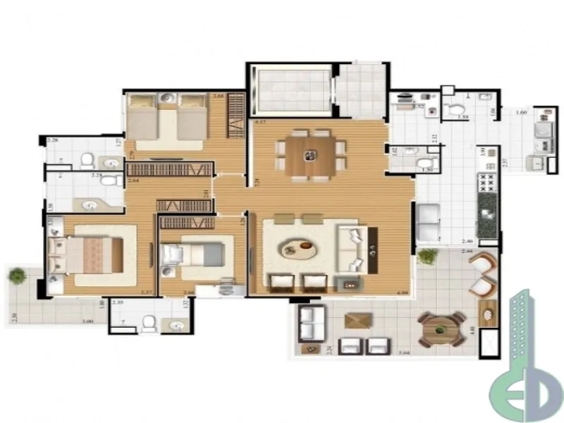 Imagem Condomínio Novo Jardim Family Resort, apartamento a venda e locaçao com 3 quartos em Santo André SP