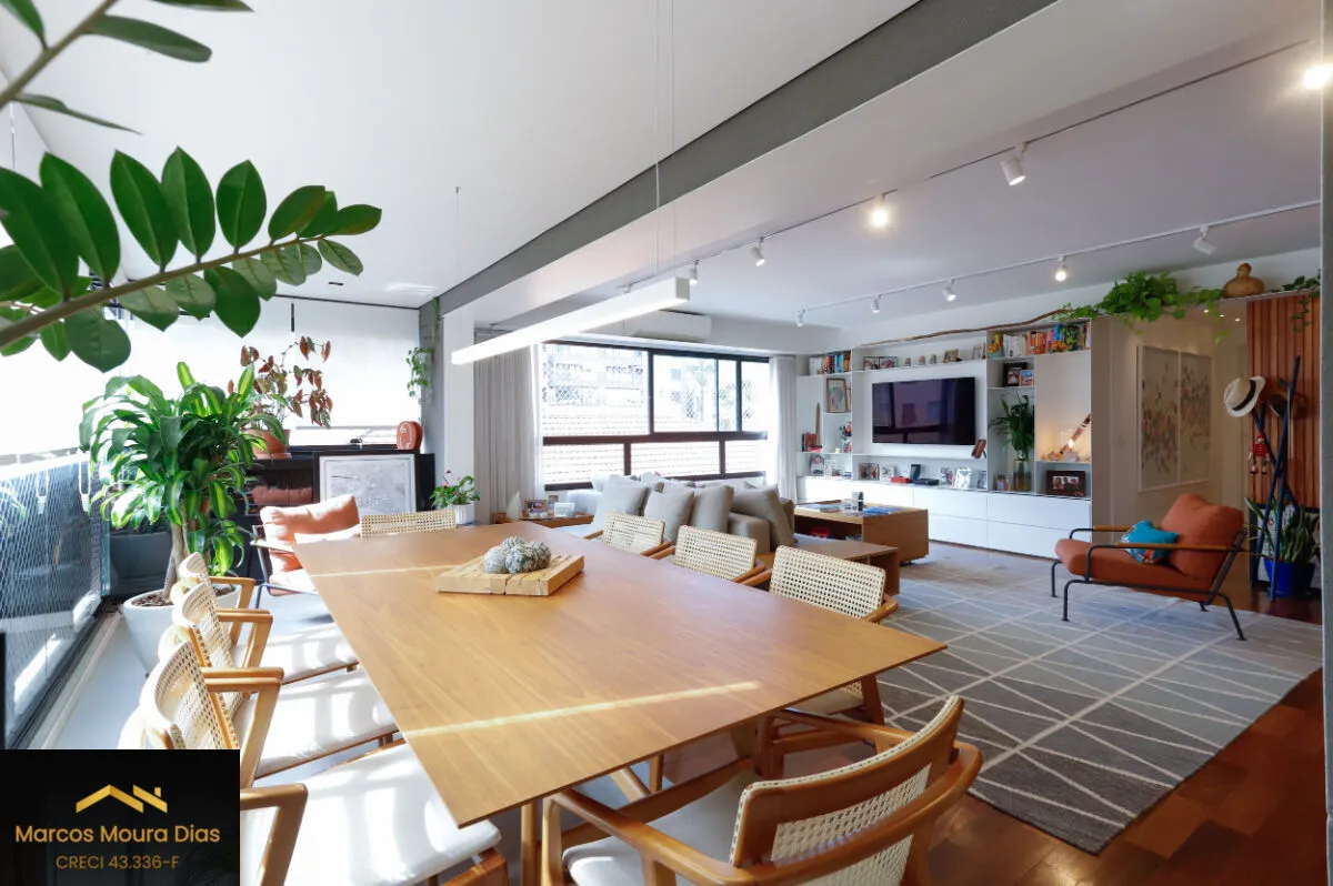 Imagem Apartamento com 3 suítes, Varanda Gourmet, 2 Vagas de Garagem no Sumaré. Edifício com Lazer e Portaria 24hs