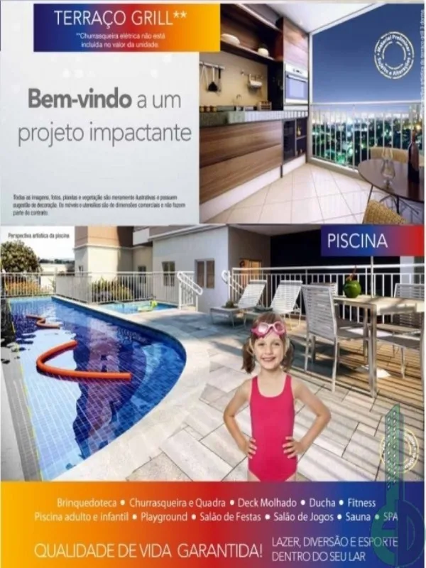 Imagem Edifício Impactus Mbigucci em Santo André-Sp, apartamento a Venda em Santo André-SP