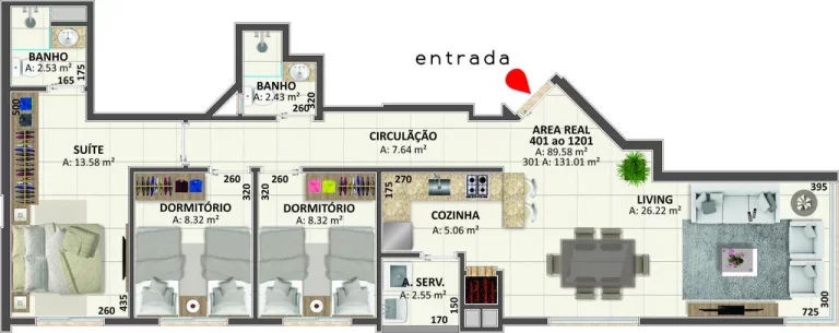 Imagem Maria de Luca Pellegrini - Apartamento à venda no bairro Navegantes - Capão da Canoa/RS