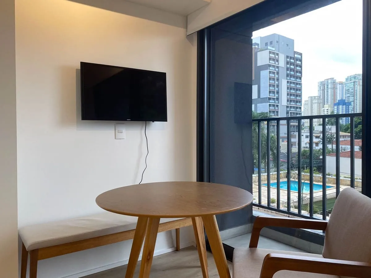 Imagem Apartamento com 1 Quarto para alugar, 24m² - Brooklin