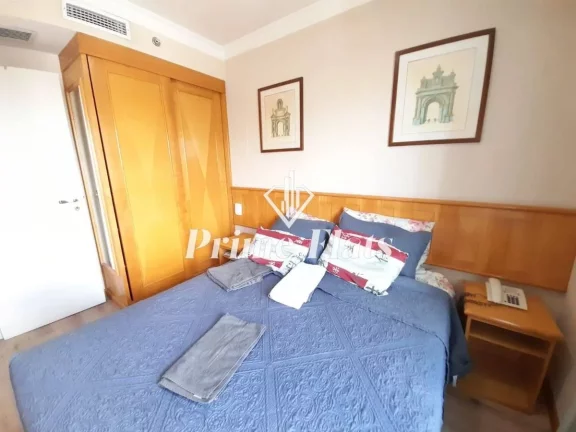 Imagem Flat disponível para venda no Mercure São Paulo Pinheiros Hotel, com 28m², 1 dormitório e 1 vaga