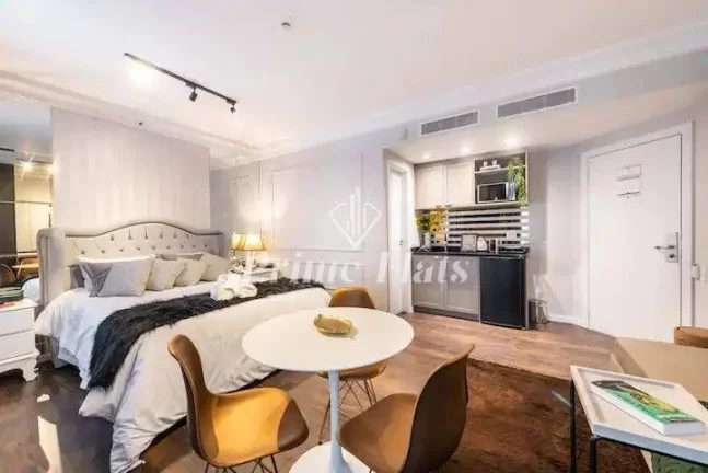 Imagem Flat disponível para venda no São Paulo Higienopolis Affiliated by Meliá, com 32,40m², 1 dormitório e 1 vaga