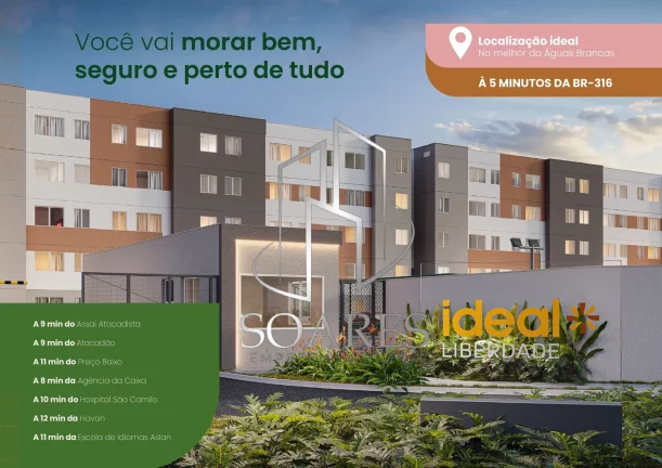 Imagem IDEAL LIBERDADE – Apê Novo com Piscina e Playground