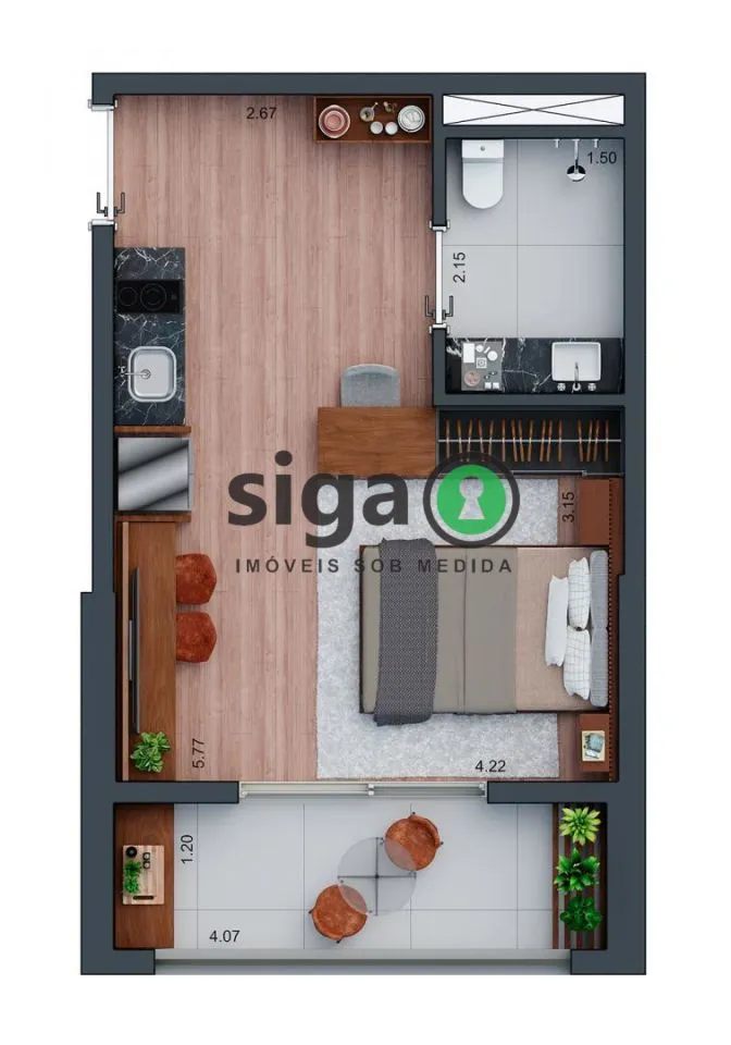 Imagem Apartamento Residencial em Brooklin