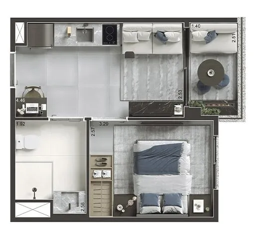 Imagem O Today Saúde é uma excelente opção para quem deseja comprar um apartamento com preço acessíve...