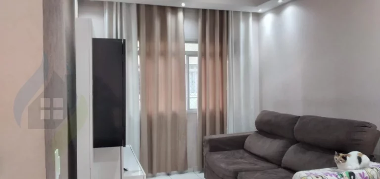 Imagem Apartamento de 2 dormitórios, 1 banheiro, 1 vaga, com 65m² em Taboão, São Bernardo do Campo