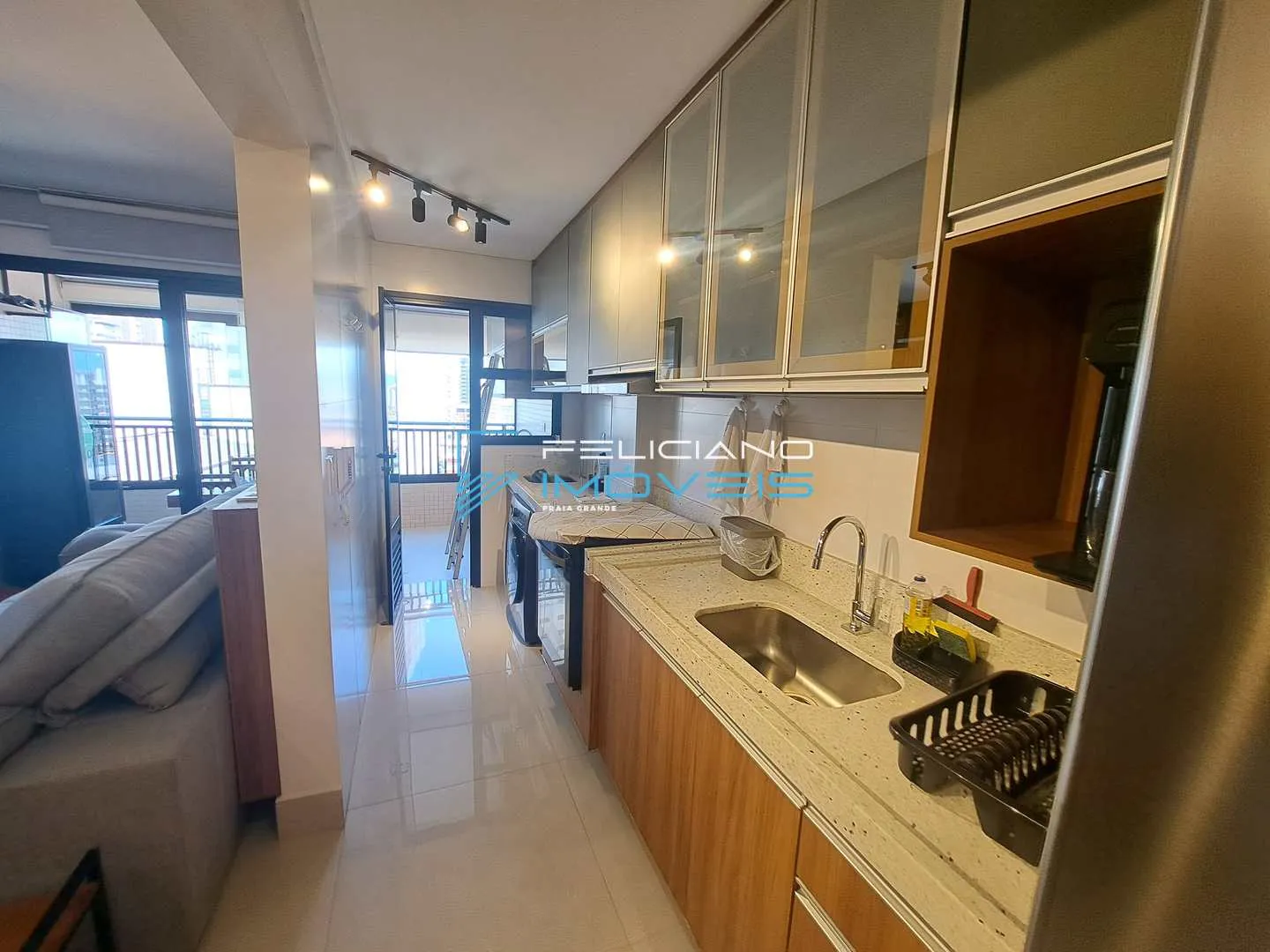 Imagem Apartamento com 2 quartos, Aviação, Praia Grande - R$ 770 mil, Cod: 7211