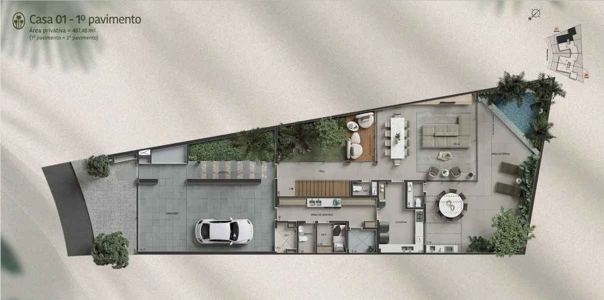 Imagem Casas Ibitá São Conrado: Luxo, Exclusividade e Alta Valorização