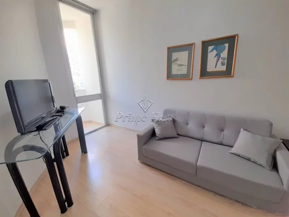 Imagem Flat disponível para locação no Stagium Studio, com 33m², 1 dormitório e 1 vaga de garagem