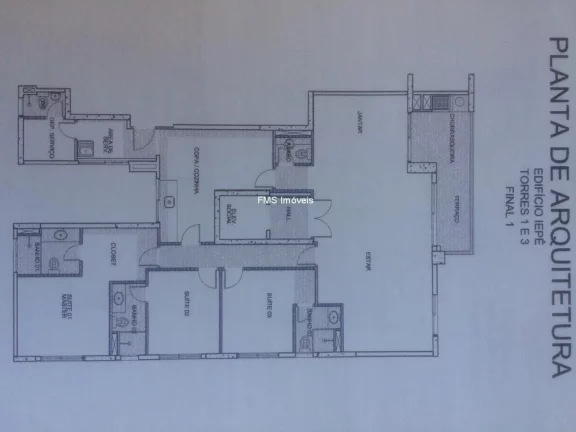 Imagem APARTAMENTO 149m² - 4 DORMITORIOS - 2 SUITES - 2 VAGAS - CAMPO GRANDE
