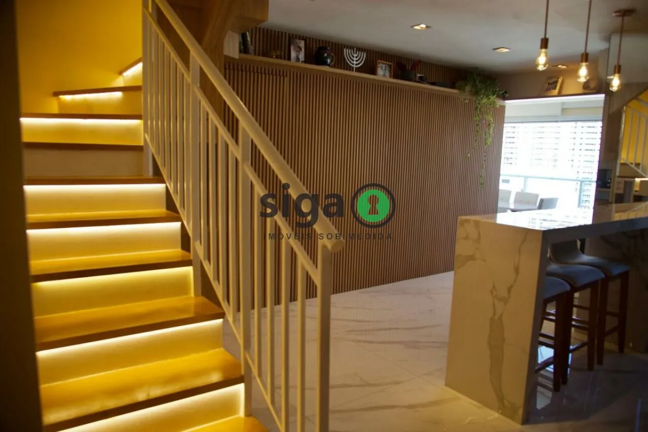 Imagem Cobertura Duplex mobiliada com jacuzzi, 2 quartos e vista para a Ponte Estaiada