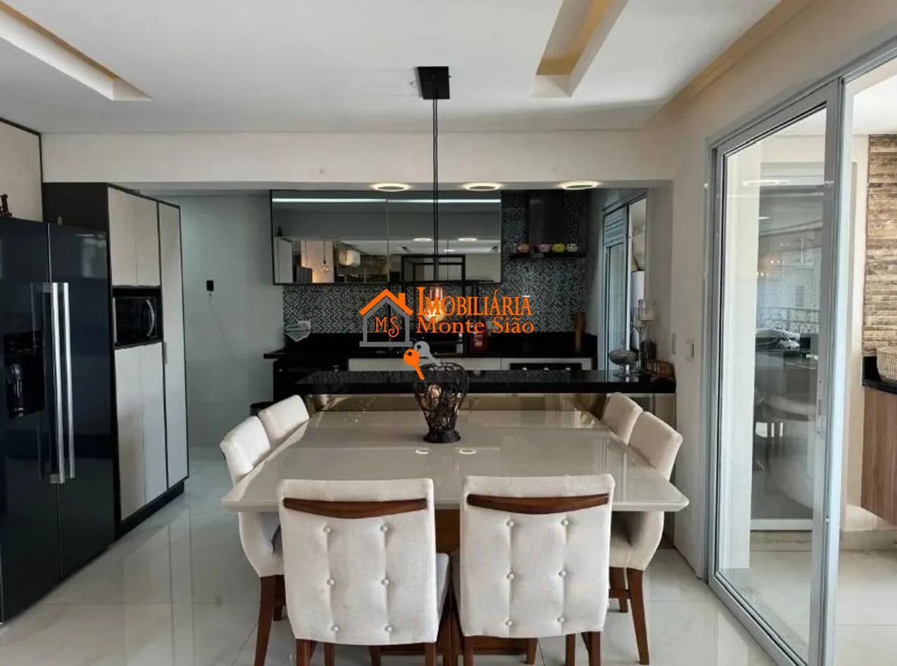 Imagem Apartamento com 3 dormitórios, 145 m² - venda por R$ 2.550.000,00 ou aluguel por R$ 14.900,00/mês - Cidade Maia - Guarulhos/SP