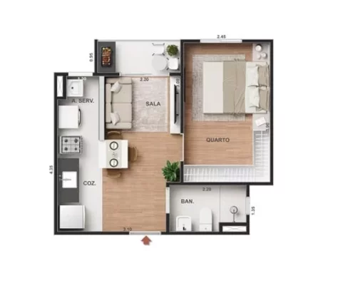 Imagem APARTAMENTO RESIDENCIAL em Rio de Janeiro - RJ, Pechincha