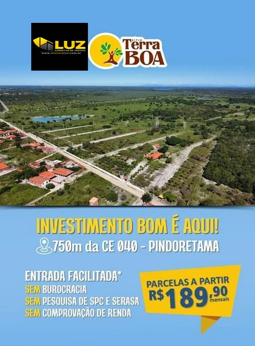 Imagem Show de Loteamento Sítio Terra Boa em Pindoretama Ceará!