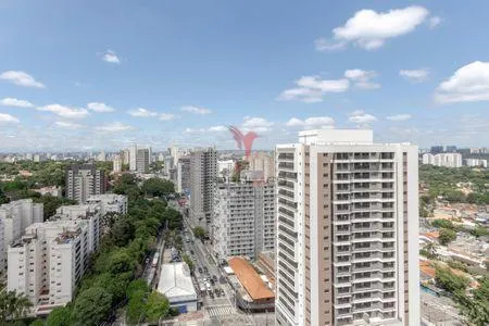 Imagem Vendo apartamento, 43m2, andar alto, com um quarto, uma vaga de garagem, Alto da Boa Vist