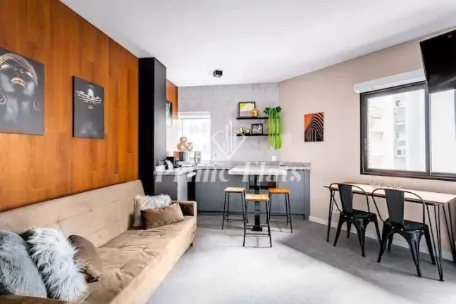Imagem Flat disponível para venda no Hampton Park no bairro Jardins, com 29,80m², 1 dormitório e 1 vaga de garagem