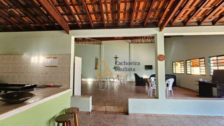 Imagem Casa à venda com salão, área de lazer e área gourmet - Jardim Nova Cachoeira - Cachoeira Paulista/SP