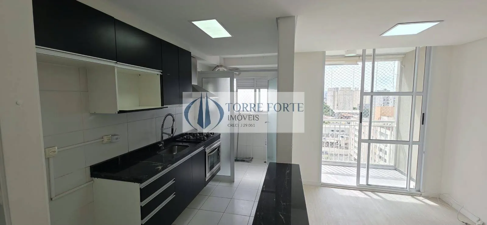 Imagem Apartamento semi-mobiliado com lazer completo