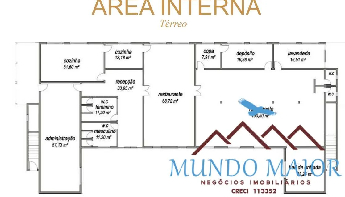Imagem Prédio Comercial Pronto para Renda - 2.227m² - Curvelo/MG-Infraestrutura !