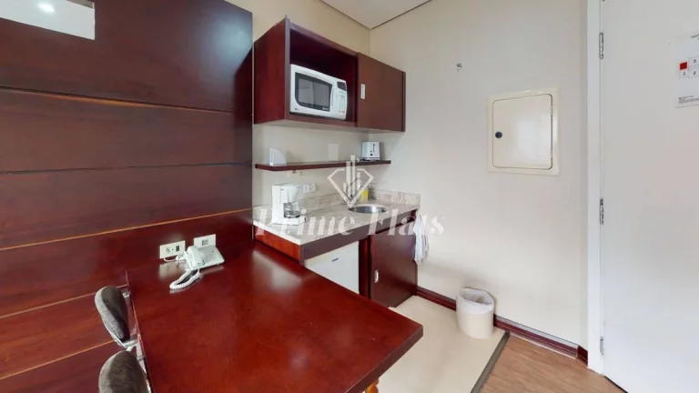 Imagem Flat disponível para locação no Transamérica Executive Chácara Santo Antônio, com 28m², 1 dormitório e 1 vaga!