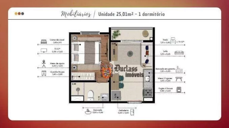 Imagem Apartamento com 1 dormitório à venda, 24 m² por R$ 294.000,00 - Saúde - São Paulo/SP