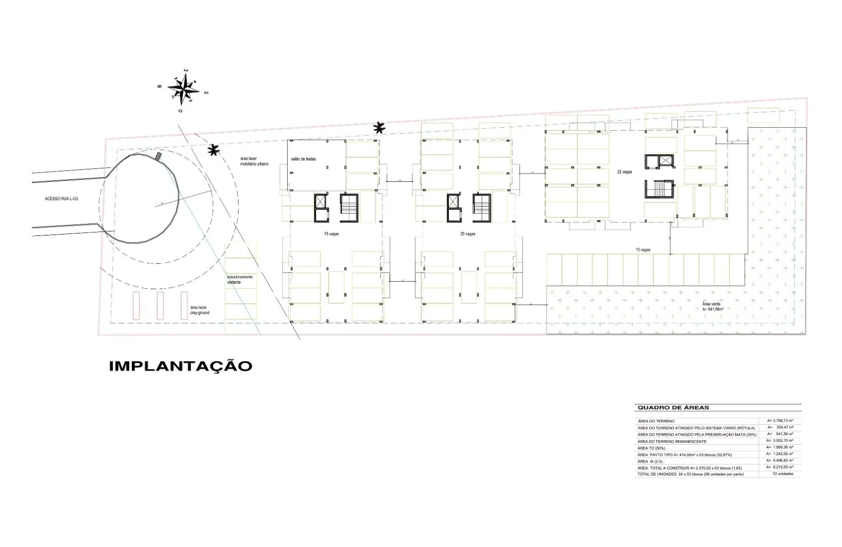 Imagem Terreno com 3.800m² à Venda no Real Parque | Projeto Pré-Aprovado para Condomínio de Sobrados | São José/SC**