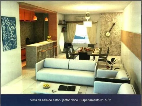 Imagem VENDA DE APARTAMENTO NO RESIDENCIAL ALTOS DO VIVAMAR II, EM UBATUBA/SP, 144m² c/ 3 suítes, sala de estar ampla, espaço gourmet e 2 vagas. CONSULTE-NOS