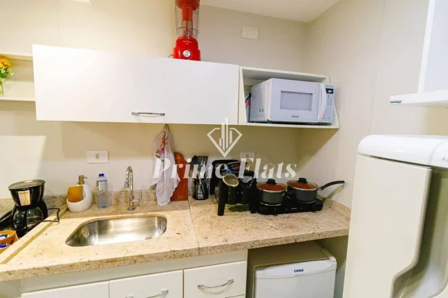 Imagem Flat disponível para venda no Ninety Hotel no Jardim Paulista, com 33m², 1 dormitório e 1 vaga