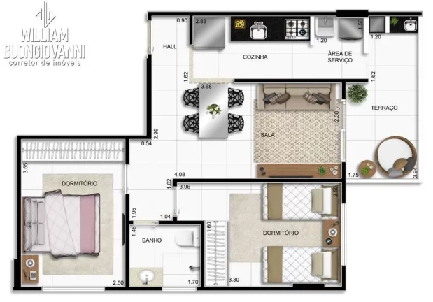 Imagem Apartamento à Venda em Jardim Imperador, Praia Grande - SP