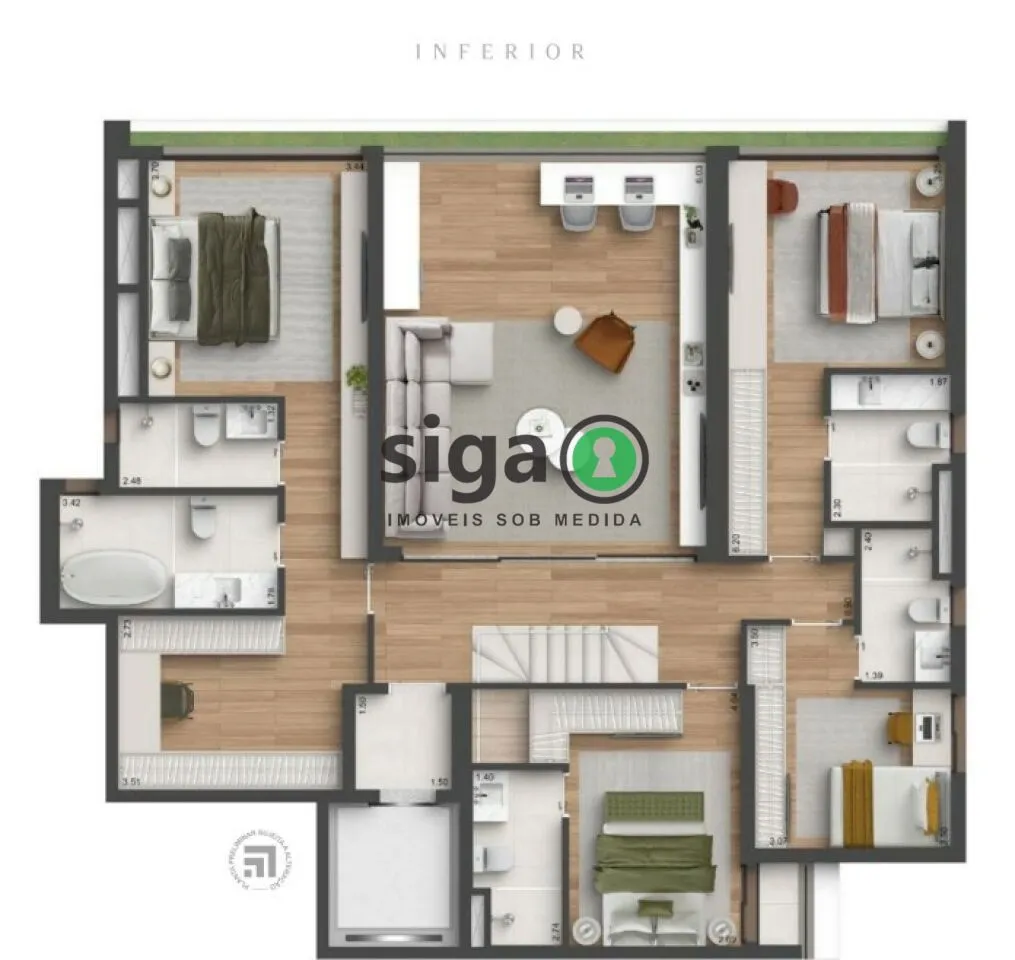 Imagem Cobertura Duplex para venda na Vila Clementino 04 suítes, São Paulo - SP