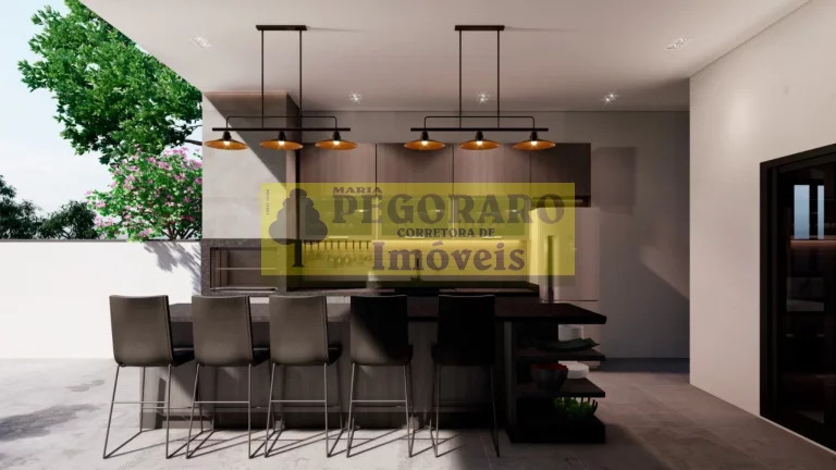 Imagem Casa de Alto Padrão em Fase de Acabamento no Pontal Santa Marina: 3 Quartos, 1 Suíte, 4 Banheiros, 157m². Próxima ao Shopping Serramar, UNITAU