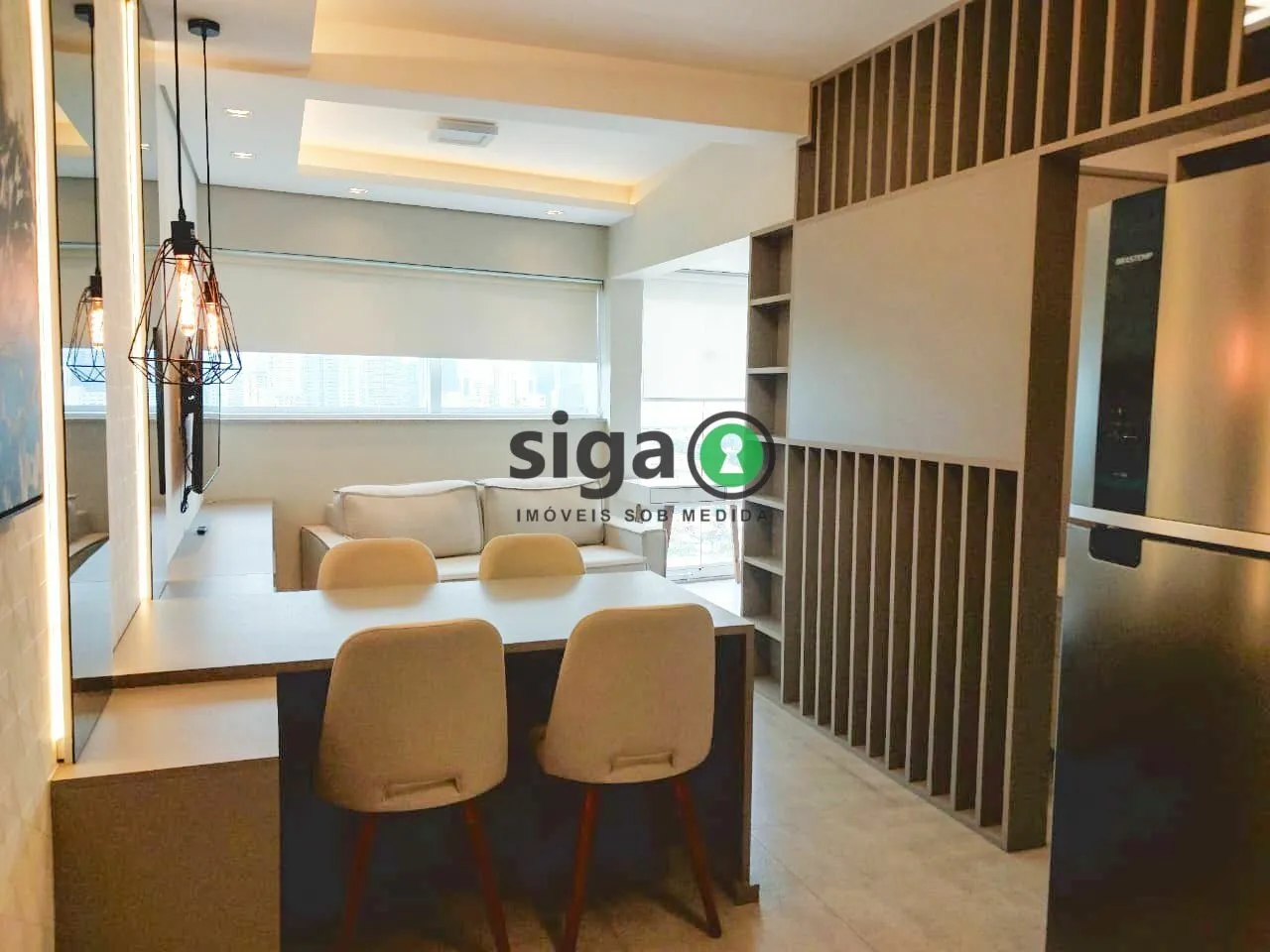 Imagem Apartamento com 1 suíte, 43m², à venda por R$ 840.000 - Brooklin - São Paulo/SP