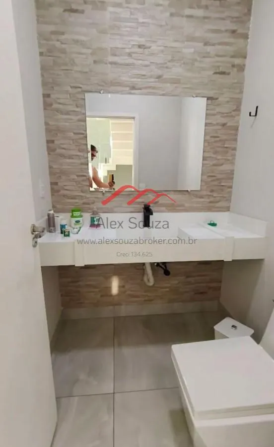Imagem Sobrado em Condomínio para Venda em Hortolândia, Residencial Jardim do Jatobá, 3 dormitórios, 1 suíte, 4 banheiros, 4 vagas