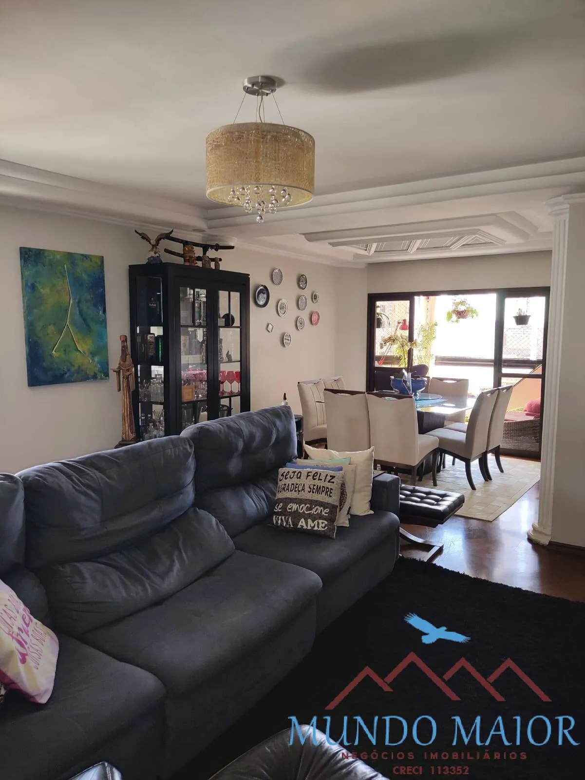Imagem Apto com 3 quartos e 1 suite e 2 vagasa 150 m² Porteira fechada B.Jardim