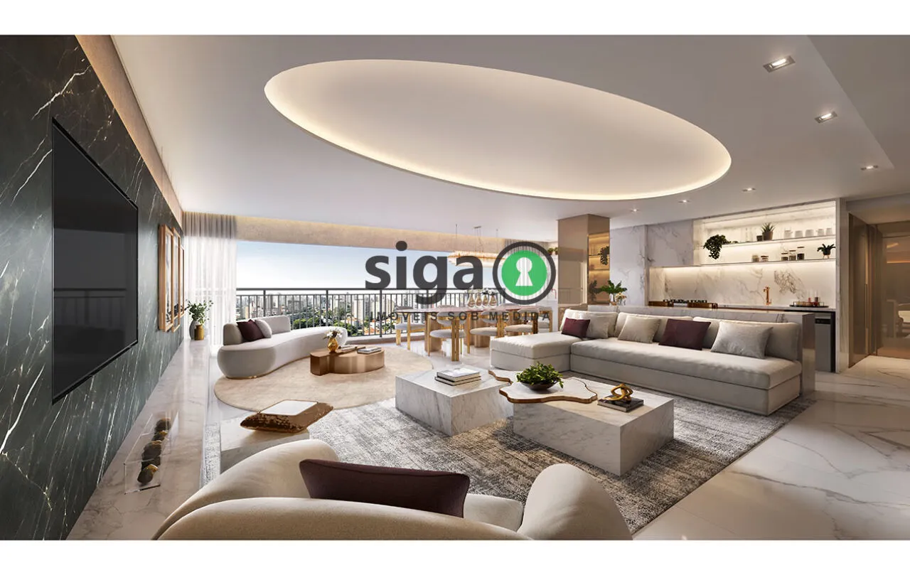 Imagem Alto padrão no Brooklin ? 3 quartos, 162,3m² e 3 vagas de garagem