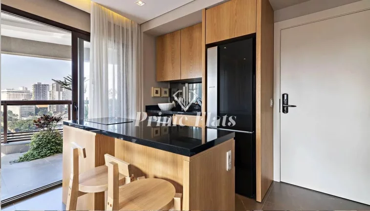 Imagem Flat disponível para venda no Cyrela by Pininfarina no Itaim Bibi, com 51m², 1 dormitório e 1 vaga