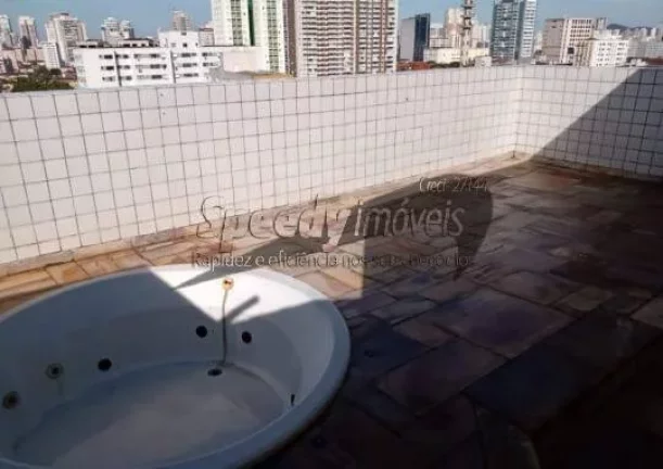 Imagem Cobertura em Santos 3 dormitórios, 2 vagas