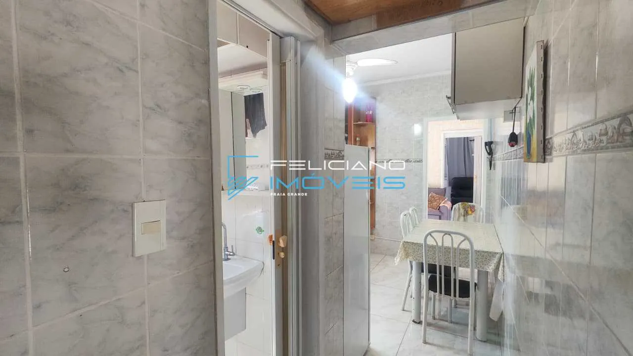 Imagem Apartamento com 1 quarto, Guilhermina, Praia Grande - R$ 215 mil, Cod: 7253