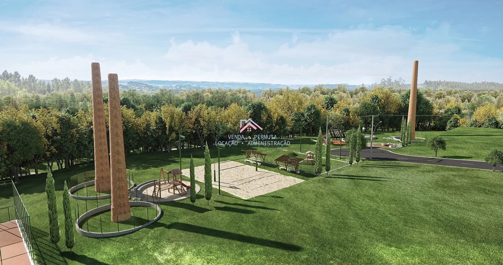 Imagem Terrenos à venda condomínio Villaggio Caxambu - Lotes à partir 1000 m2 - Bairro Caxambu - Jundiaí -