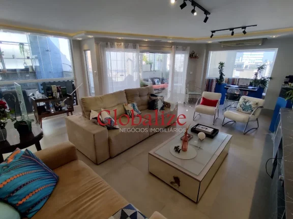 Imagem Cobertura Duplex de CINEMA com vista mar totalmente reformada no bairro da Ponta da Praia em Santos (SP) por R$.2.400.000,00 !