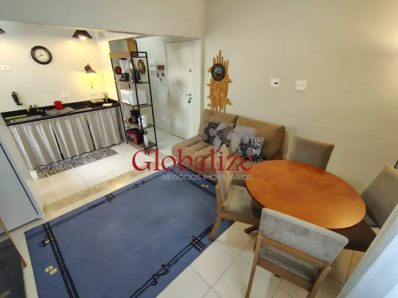 Imagem 01 DORMITÓRIO, R$410.00,00, COZINHA AMERICANA,BOQUEIRÃO, LOCALIZADO À 1 QUADRA DA PRAIA EM SANTOS E COM 01 VAGA DE GARAGEM