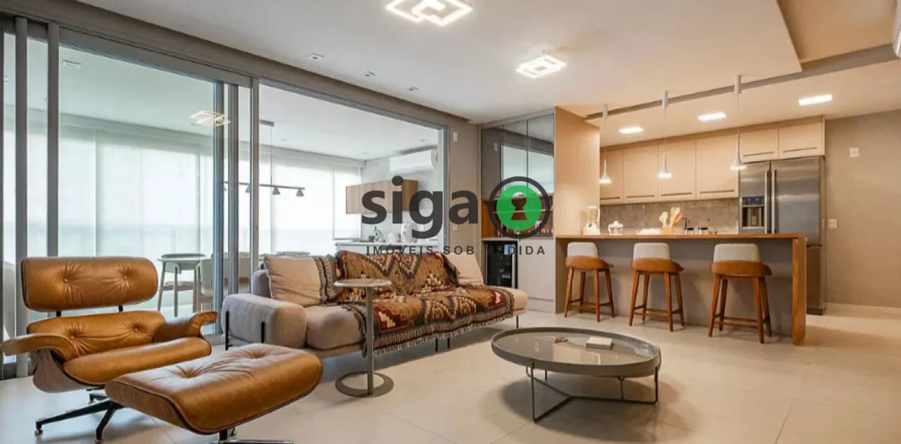 Imagem Apartamento à venda com 124m², 3 quartos e 2 vagas no Jardim Paulista