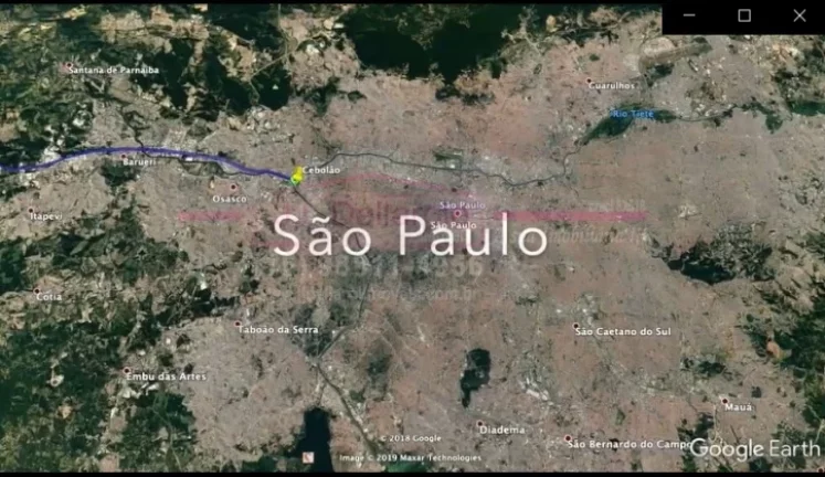 Imagem Área de terreno com 124.520m2 à 450 metros da Rodovia Castello Branco