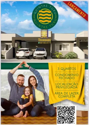Imagem Casa de Condomínio com 3 Quartos à Venda, 152 m² em Turu - São Luís