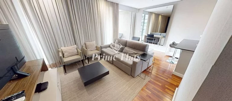 Imagem Flat disponível para locação no FL Residence, com 62m², 1 dormitório e 1 vaga de garagem