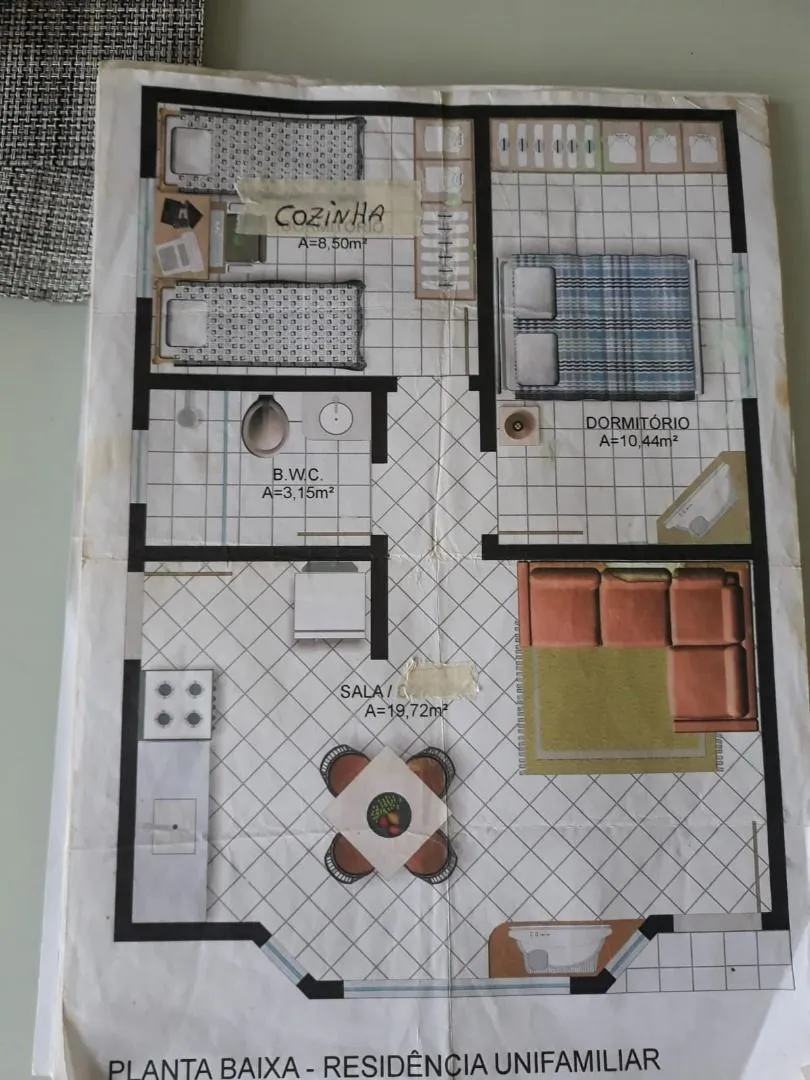Imagem Casa Residencial com 2 Quartos + edícula com churrasqueira, à Venda em Palhoça (São Sebastião) - Financia e Permuta