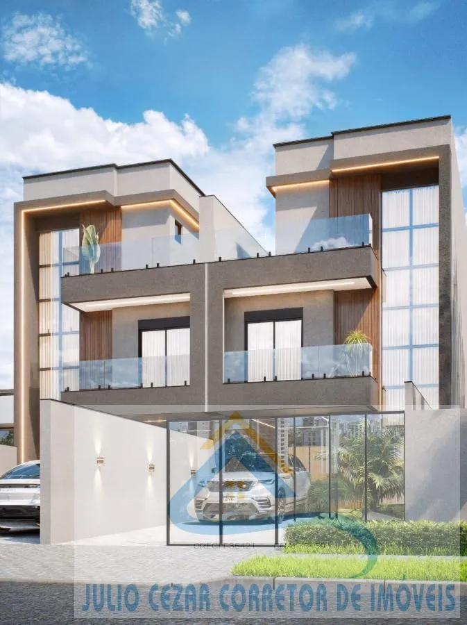Imagem Triplex para Venda em São José dos Pinhais, São Pedro, 3 dormitórios, 3 suítes, 5 banheiros, 6 vagas