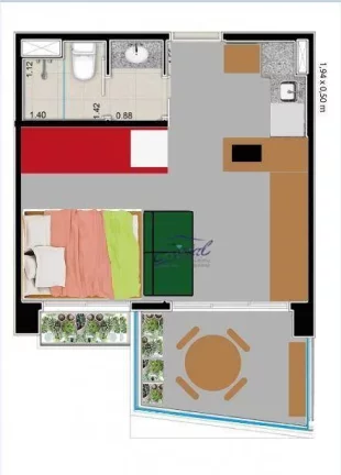 Imagem Studio Suíte Condomínio Panorama