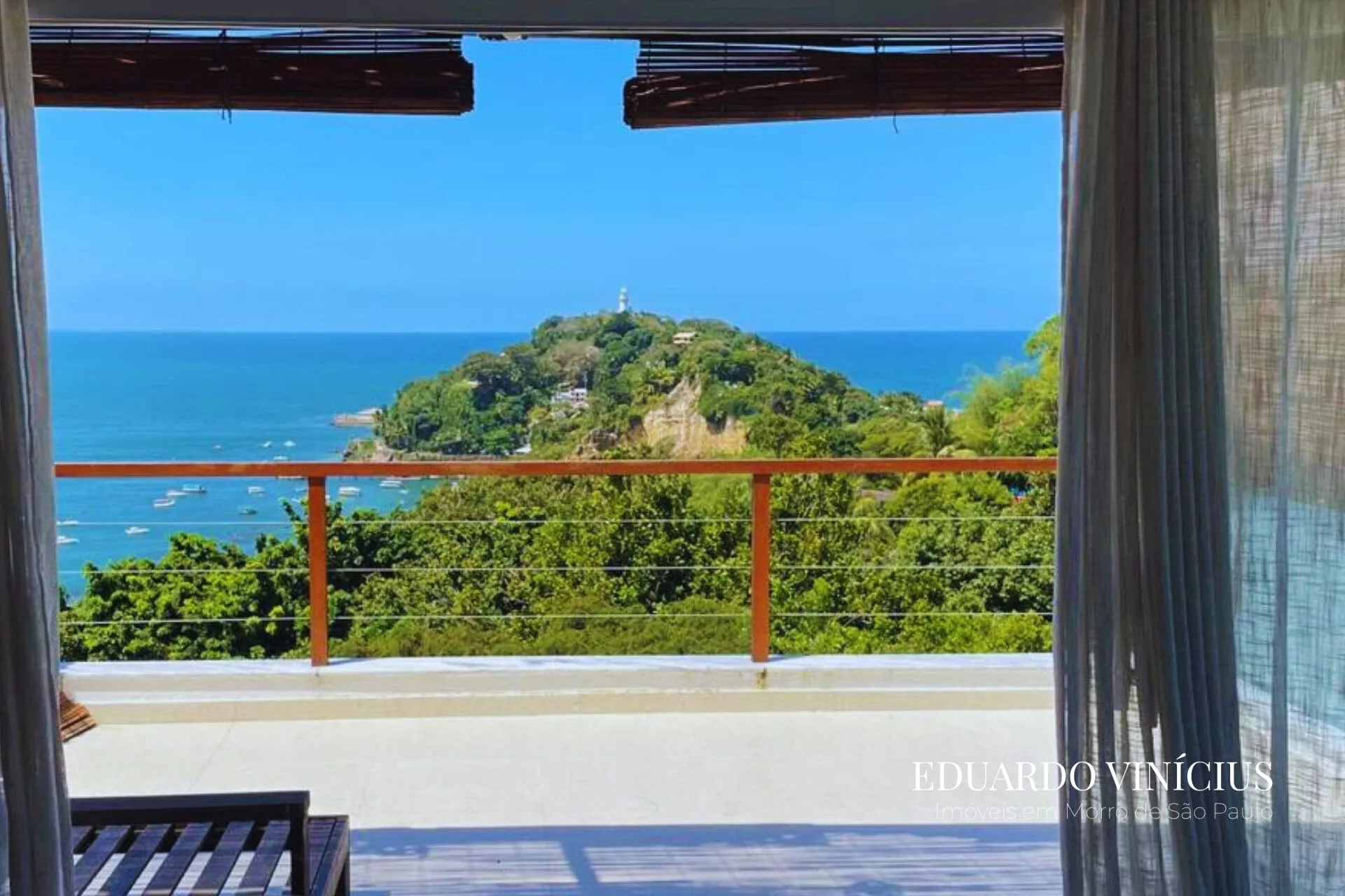 Imagem Sítio Cajila - Apartamento de Alto Padrão com Vista Mar À Venda em Morro de São Paulo